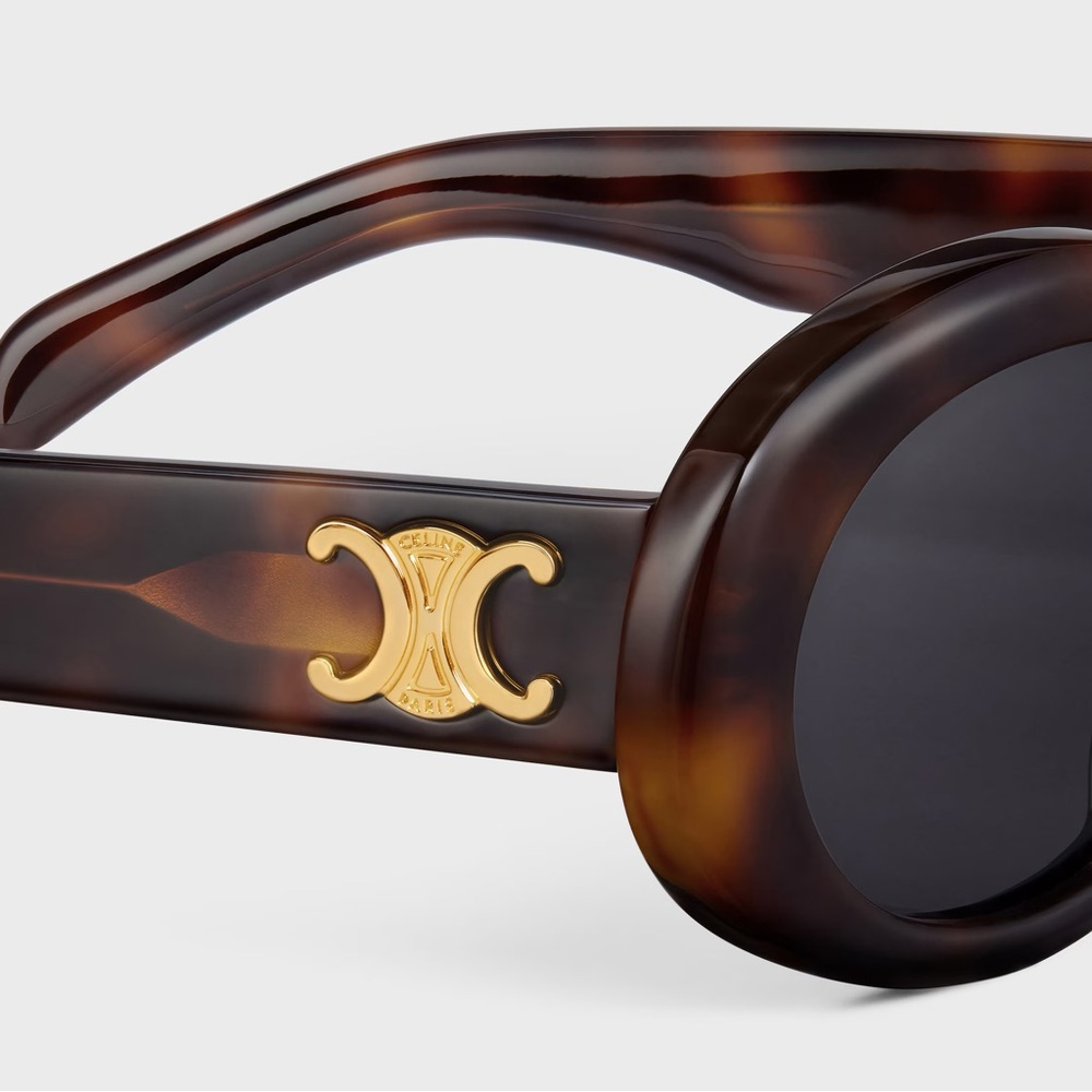 CELINE Triomphe Oval Sunglasses - Picture 4 of 11